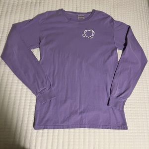 ComfortWash Shelly Cove Purple Boho Longsleeve size: S